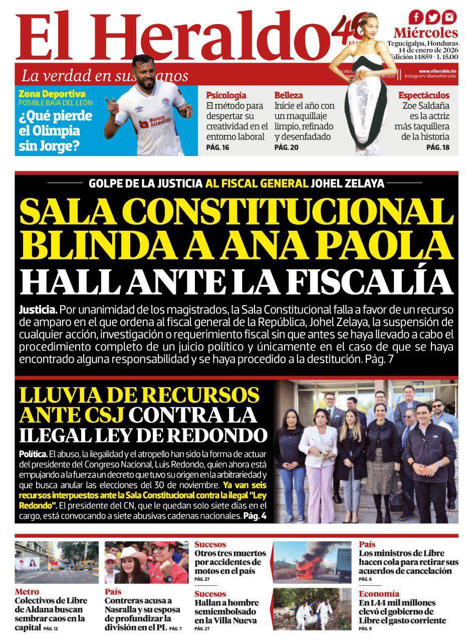 Sala constitucional blinda a Ana Paola Hall ante la Fiscalía
