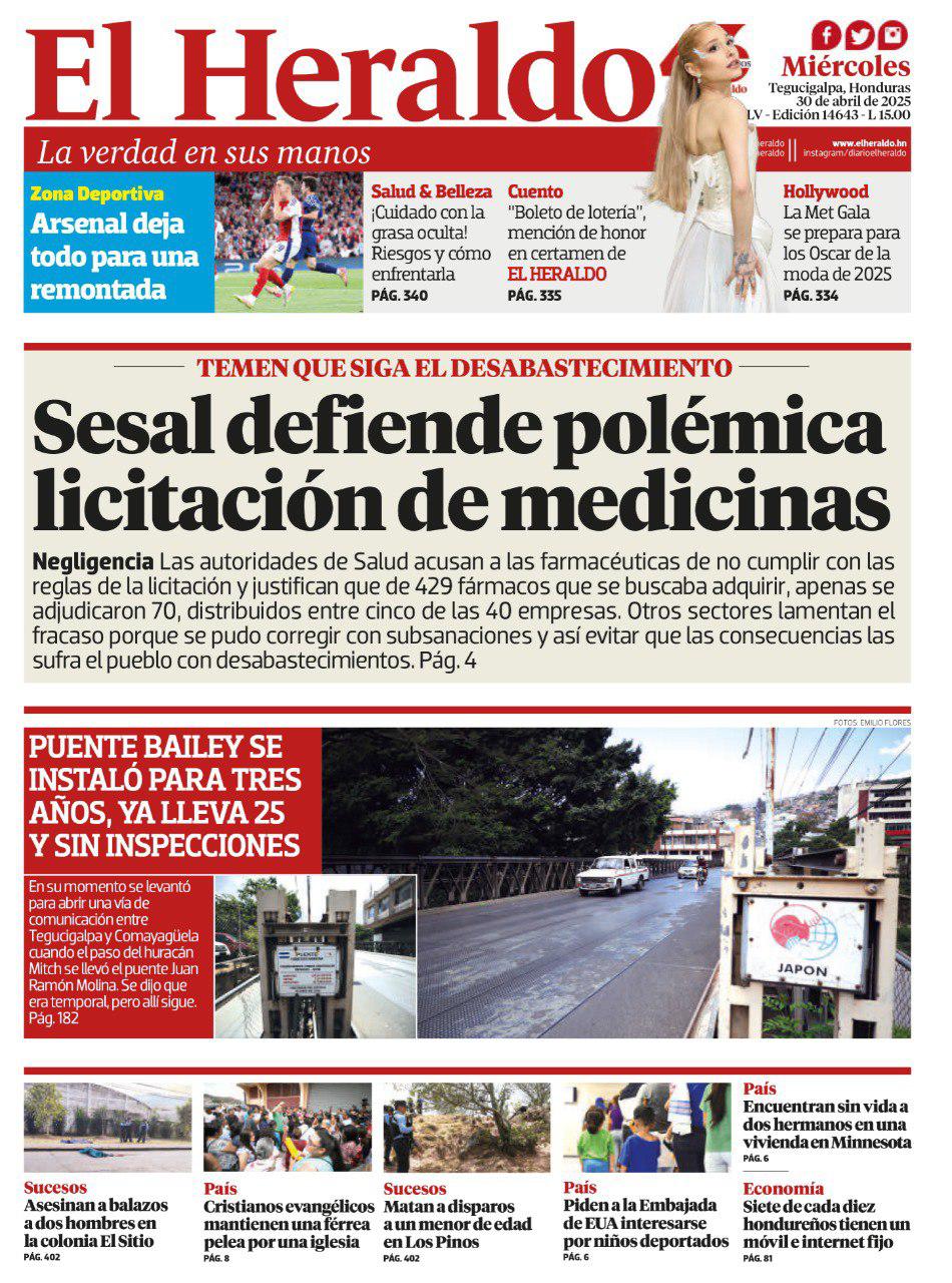 Sesal defiende polémica licitación de medicinas