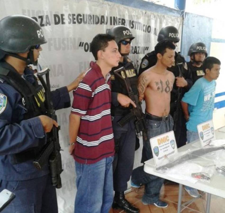 Peligrosos pandilleros caen en operativo policial