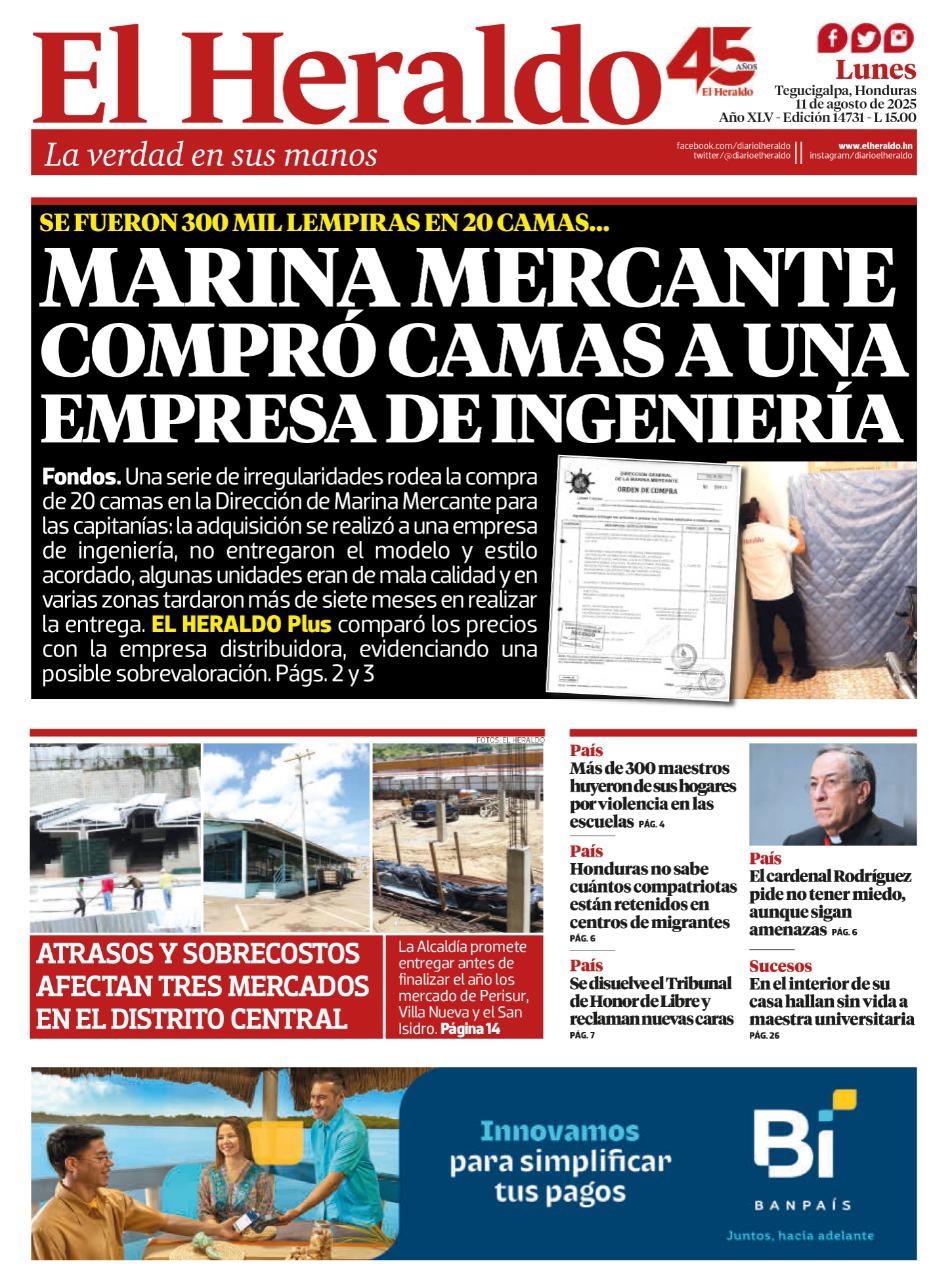 Marina Mercante compró camas a una empresa de ingeniería