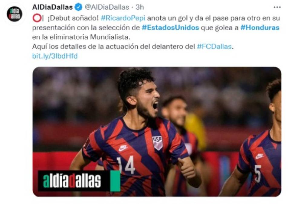 Prensa internacional reacciona a la humillante goleada que EEUU le propinó a Honduras