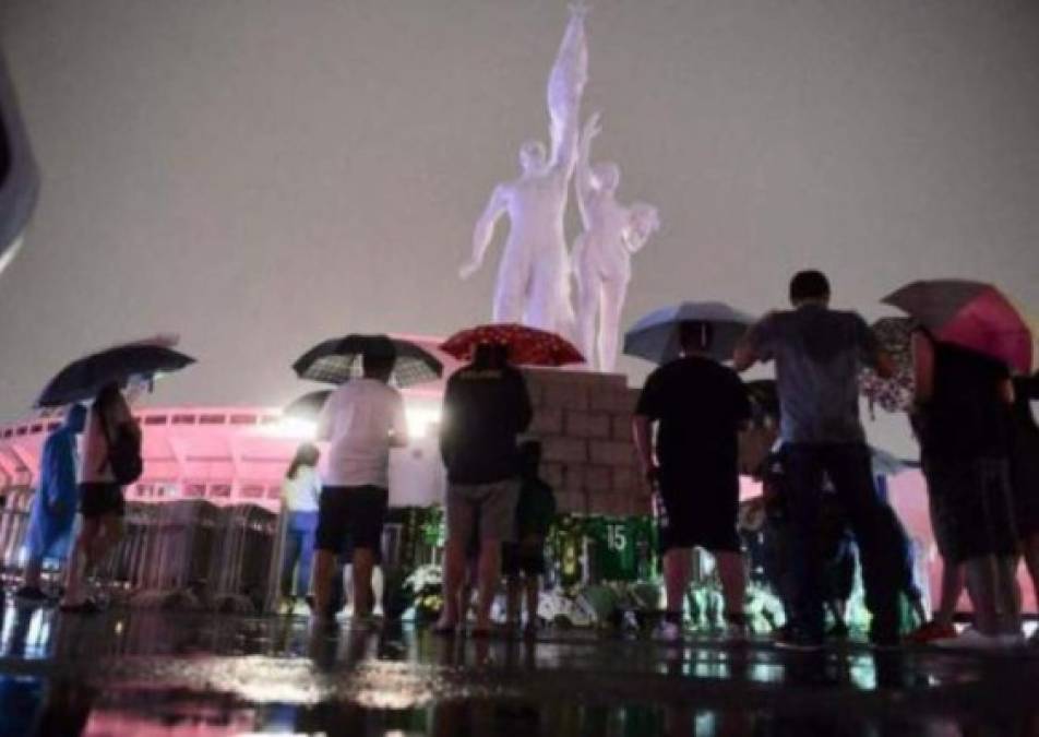 FOTOS: El bonito homenaje del Beijing Guoan al hondureño 'Pery' Martínez