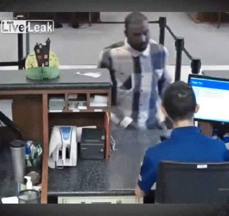 Robó en banco