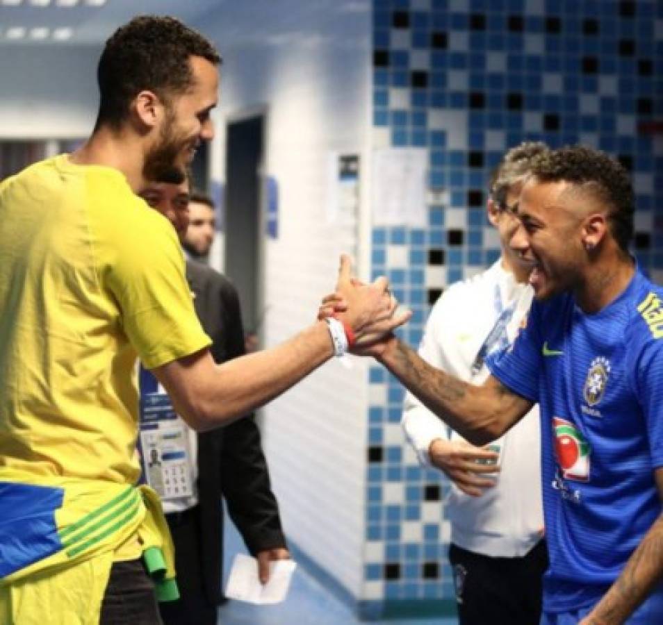 El sentido encuentro entre Neymar y Helio Neto, sobreviviente del Chapecoense