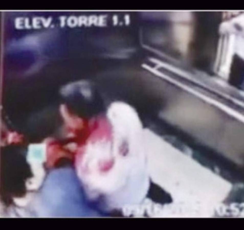 Toma del video que capta el ataque al abogado Montes Manzano, el cual le provocó la muerte.