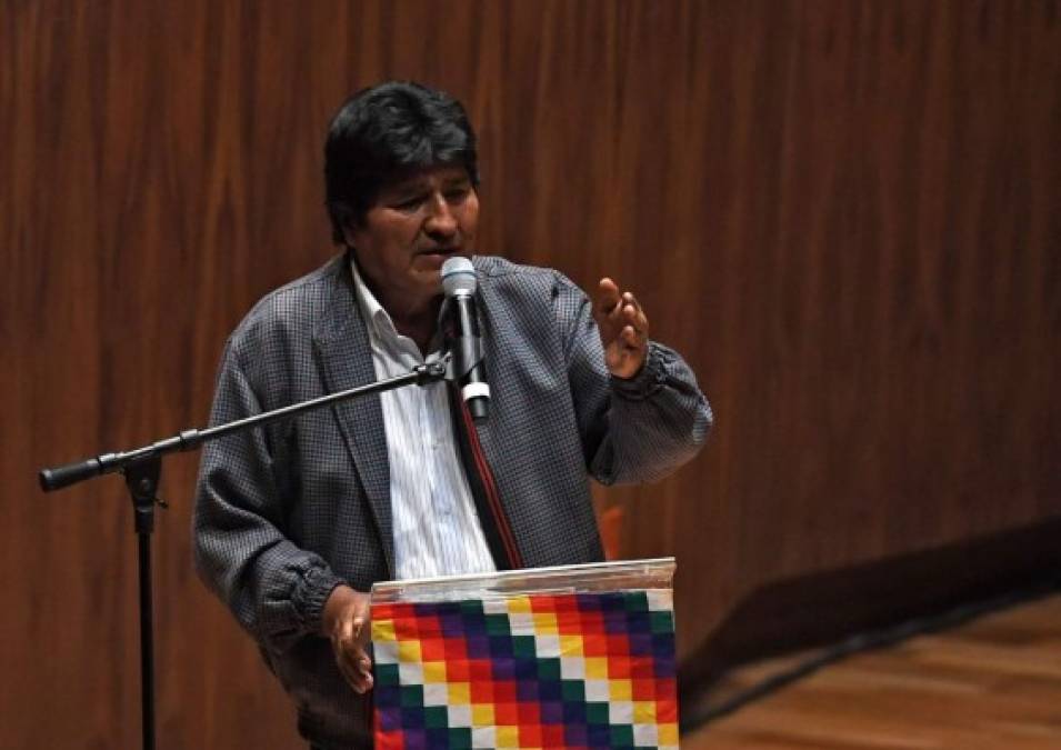 FOTOS: Momento en que Evo Morales fue abucheado durante conferencia