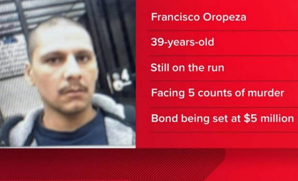 Las primeras imágenes de tiroteo donde murieron cinco hondureños en Texas