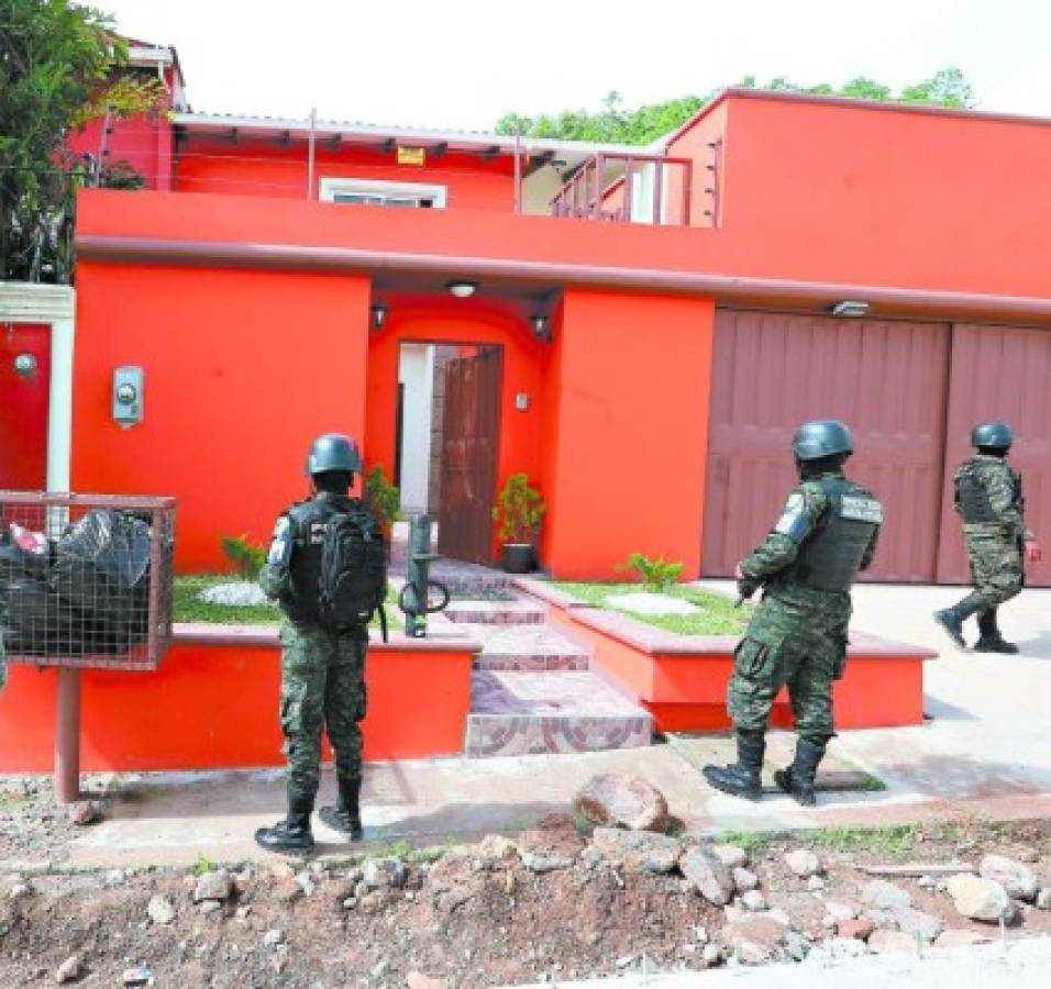 Aseguran en San Pedro Sula otras dos viviendas ligadas a los Matta