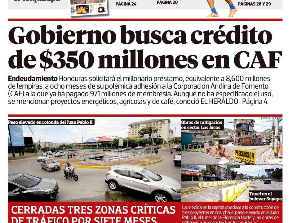 Gobierno busca crédito de $350 millones en CAF