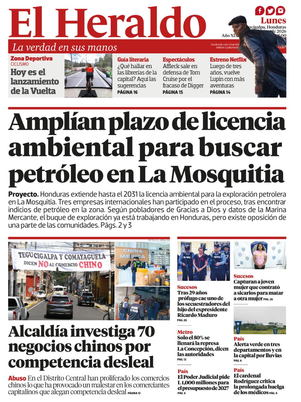 Amplían plazo de licencia ambiental para buscar petróleo en La Mosquitia
