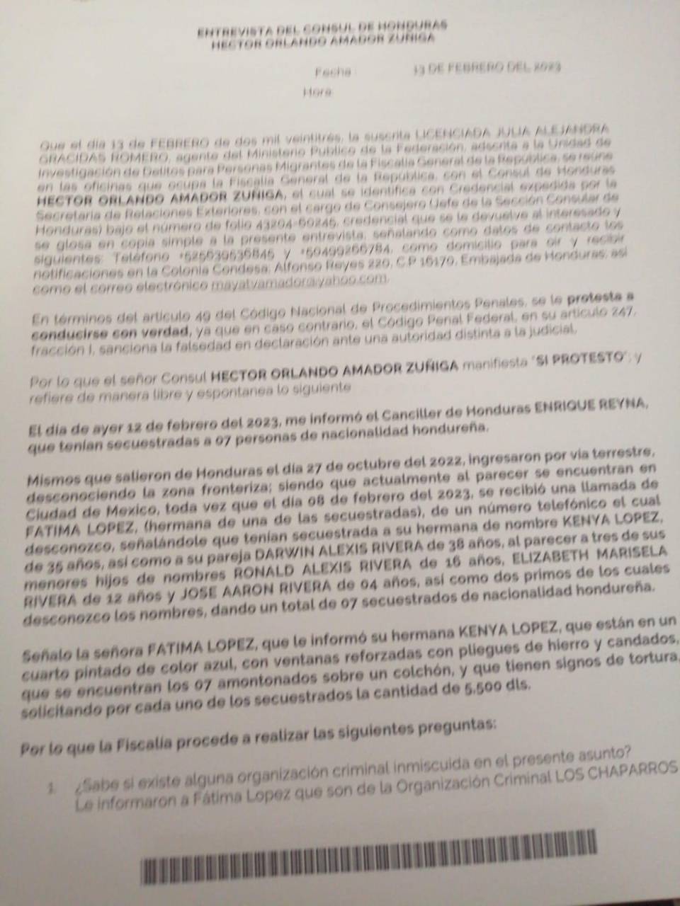 La denuncia formal ya ha sido interpuesta con lo que se espera lograr dar con los afectados.