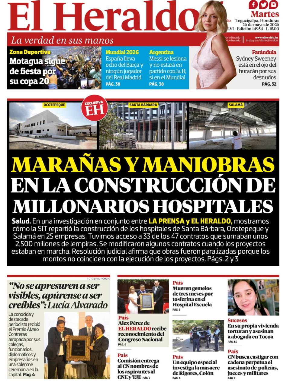 Marañas y maniobras en la construcción de millonarios hospitales