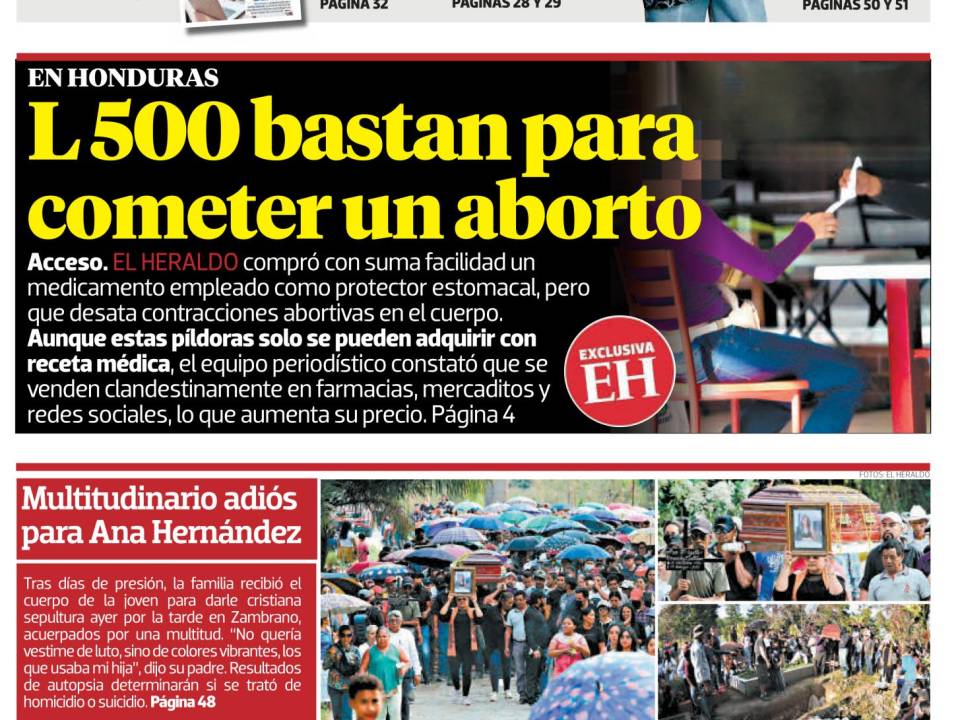 L 500 bastan para cometer un aborto