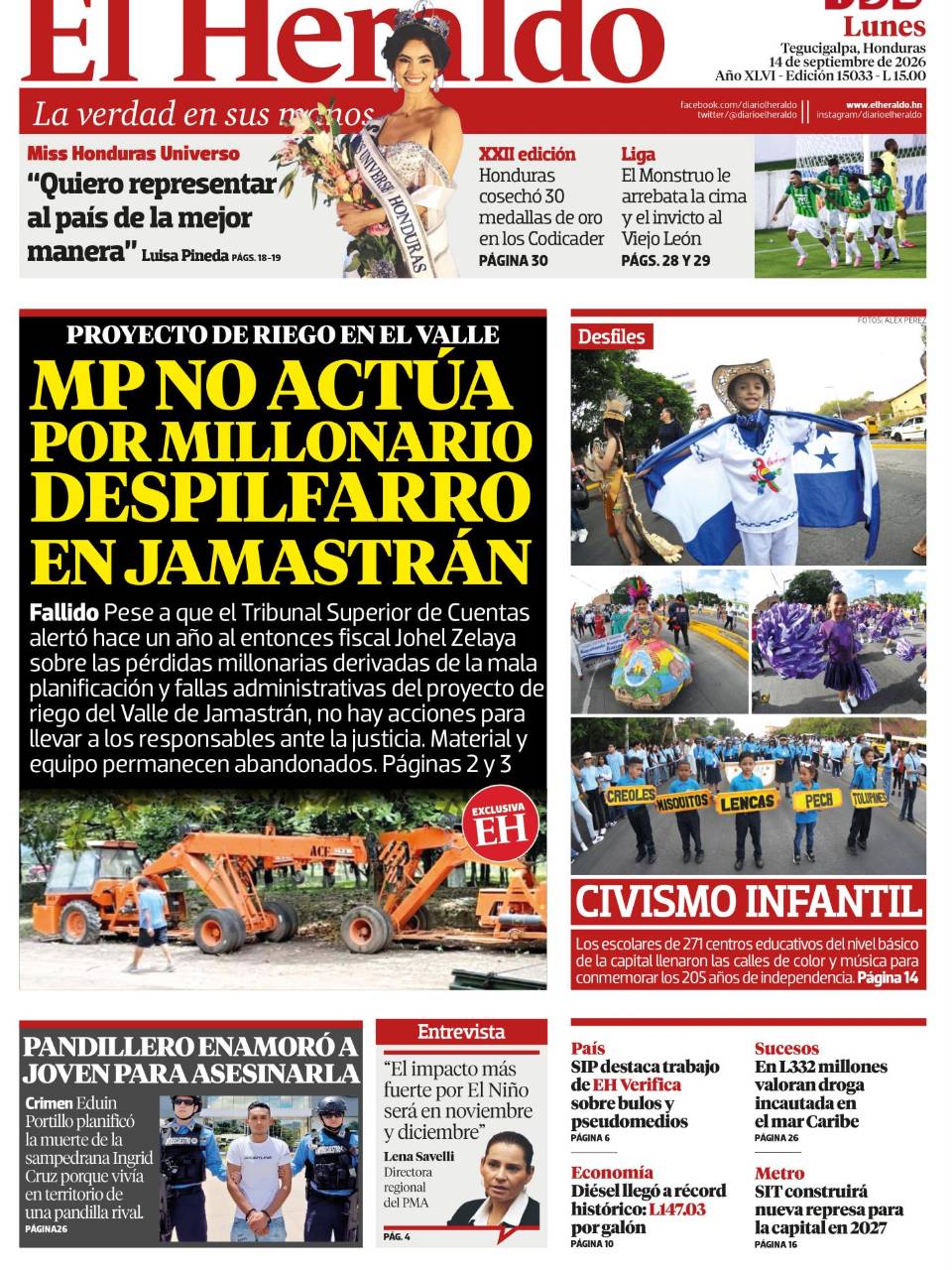 MP no actúa por millonario despilfarro en Jamastrán