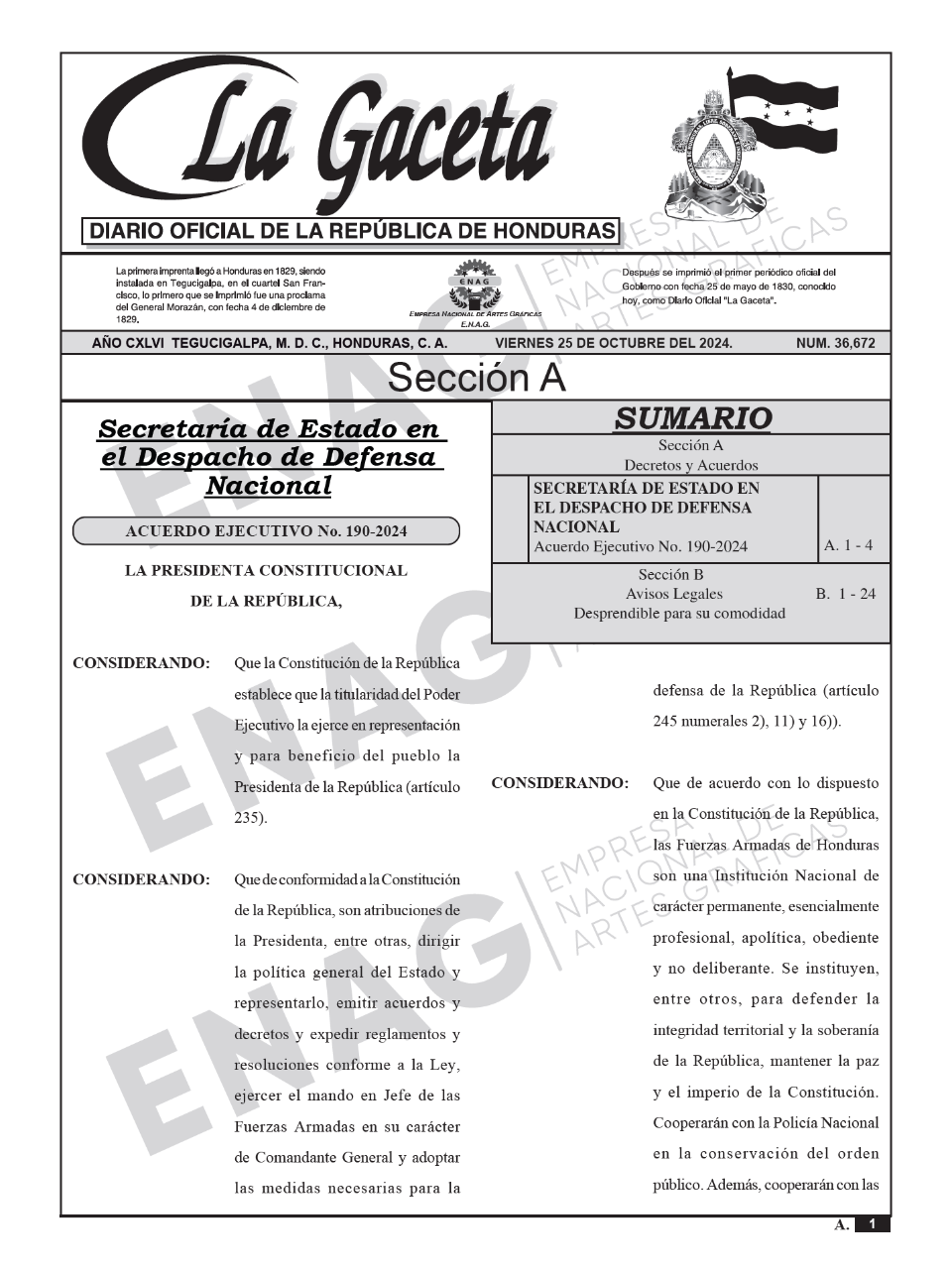 Presidenta Castro autoriza a ministra de Defensa, Rixi Moncada, para realizar compras directas