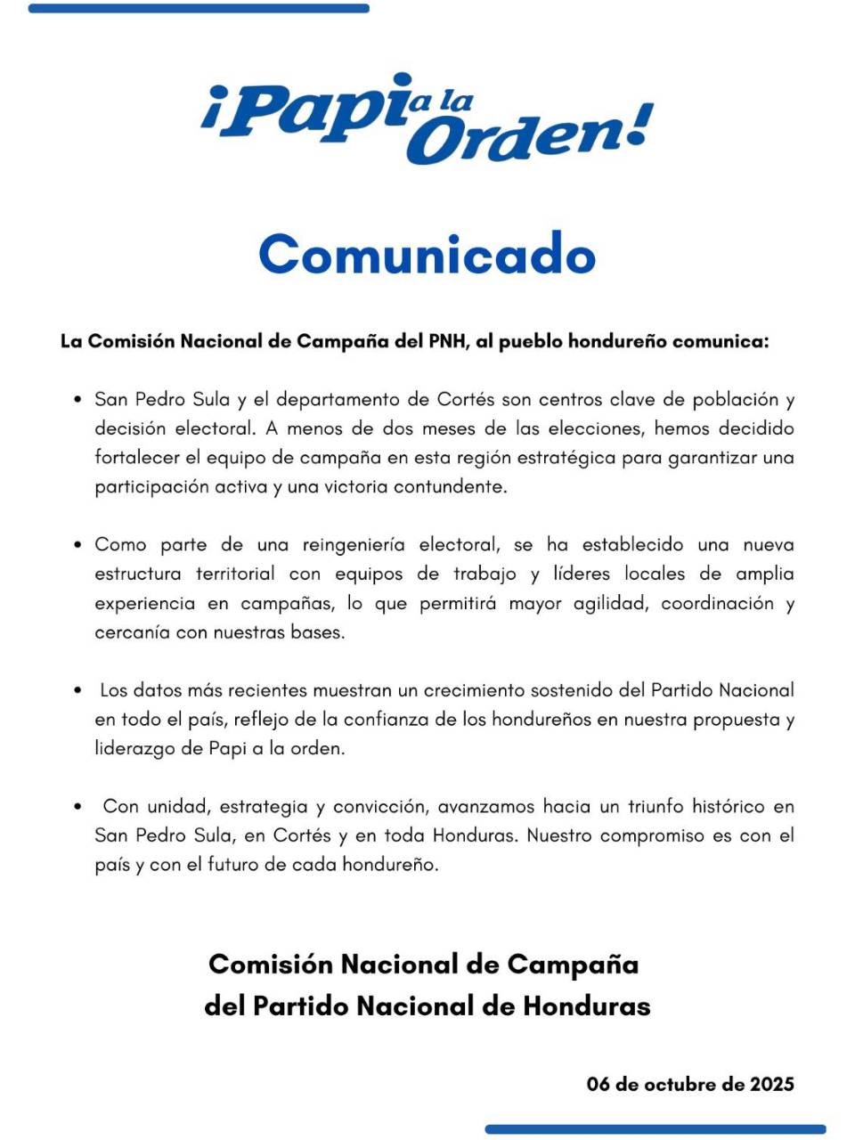 Cambios en el PN: Mario Canahuati, Emil Hawit y Darío Gámez salen de la comisión política