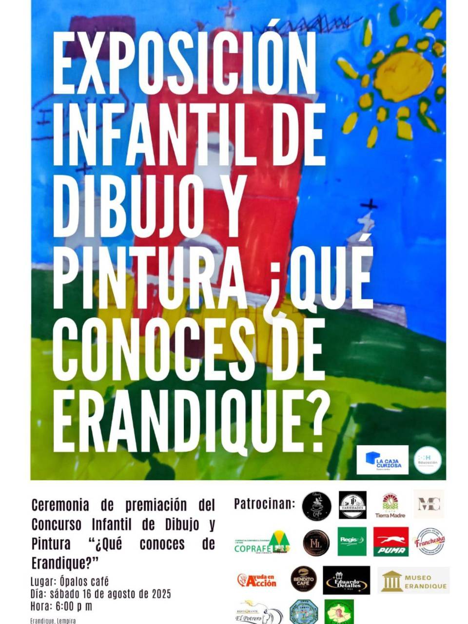 Pronto conoceremos a los ganadores del Concurso Infantil “¿Qué conoces de Erandique?