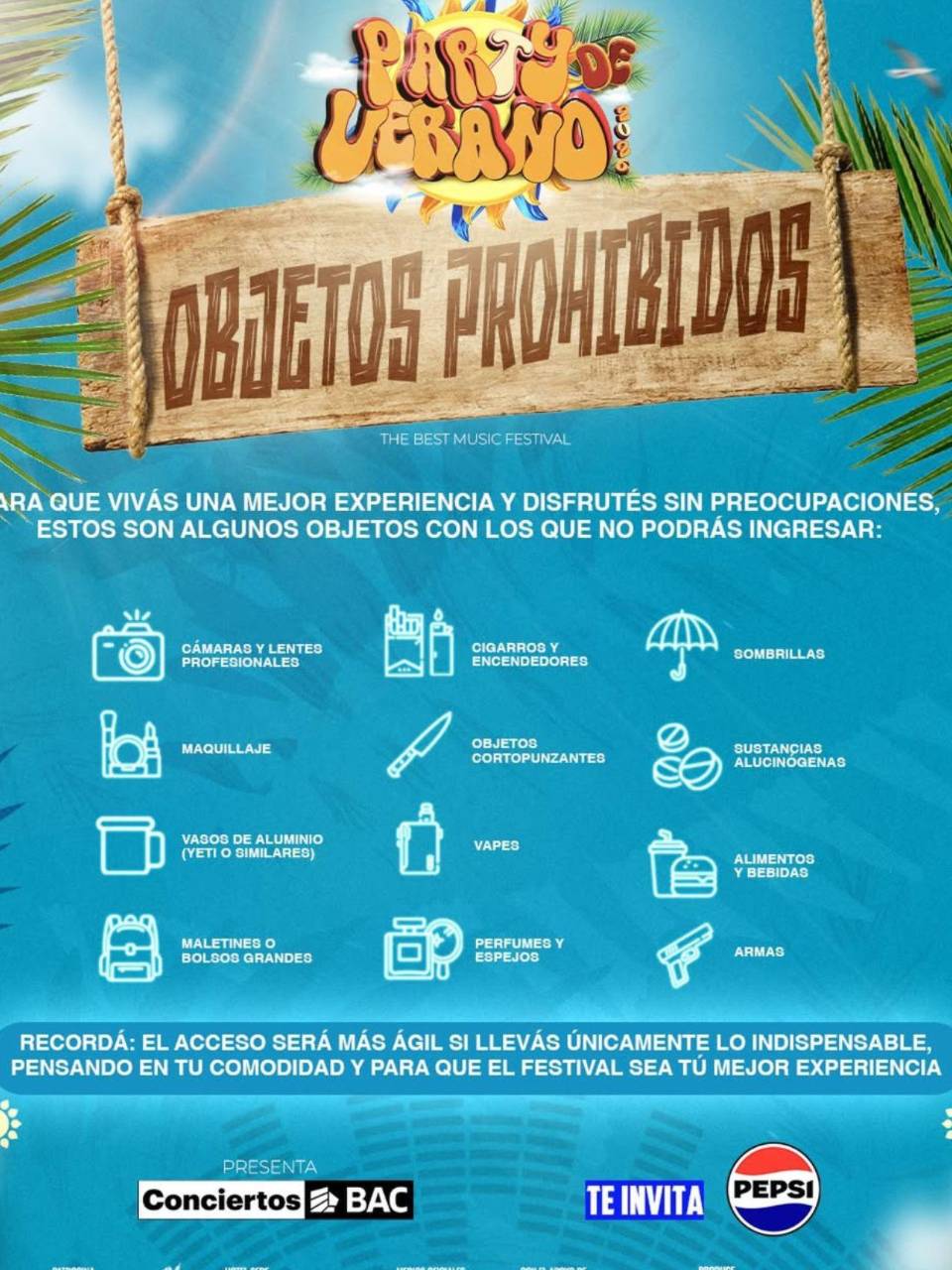 Parqueo y acceso: prepárate bien para el Party de Verano 2026