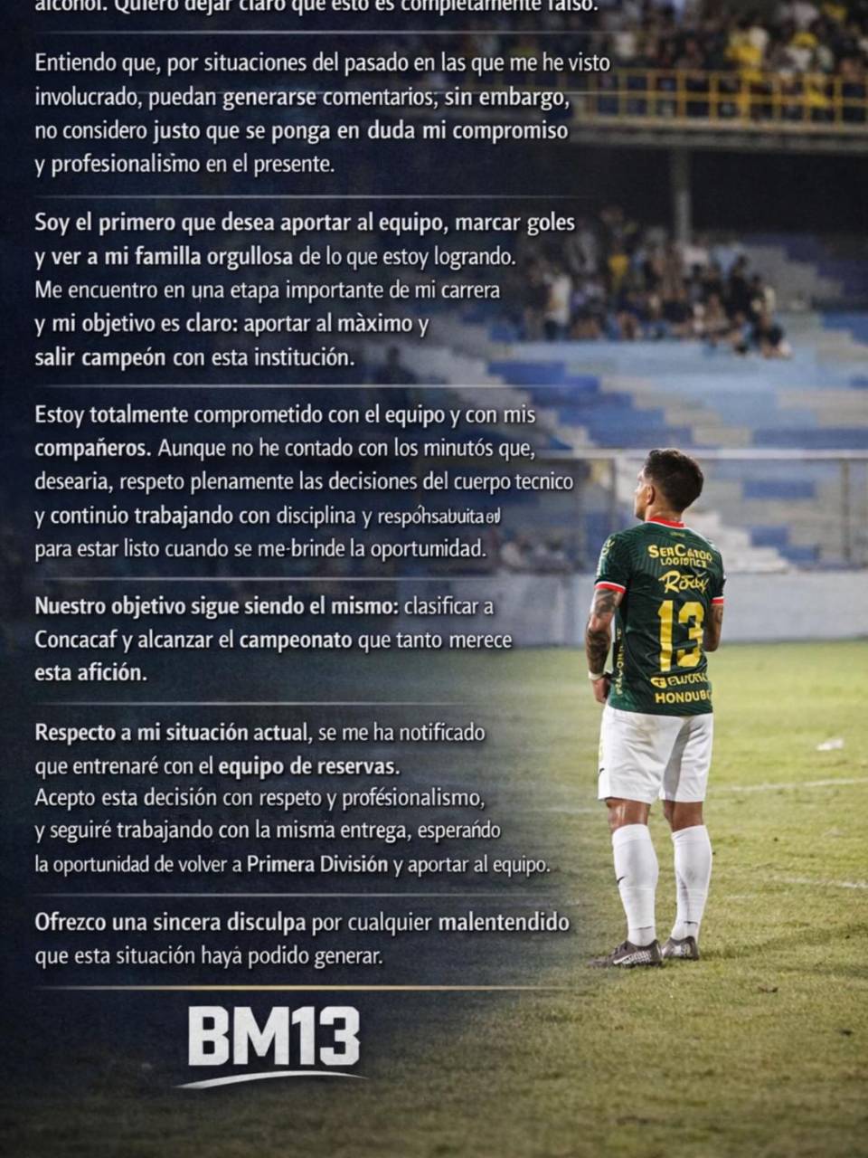 Bryan Moya se pronuncia tras polémica: No es justo que se ponga en duda mi compromiso