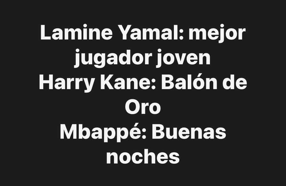 Mbappé y Lamine Yamal sufren: Los memes tras entrega del Balón de Oro 2026