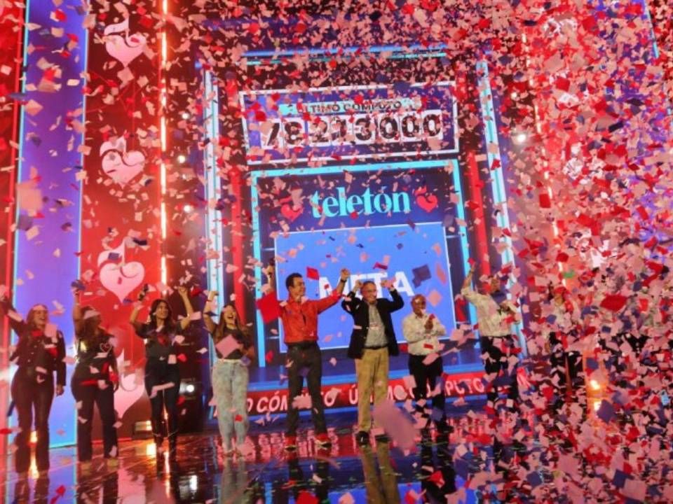 La Teletón Honduras 2025 logró sobrepasar la meta.