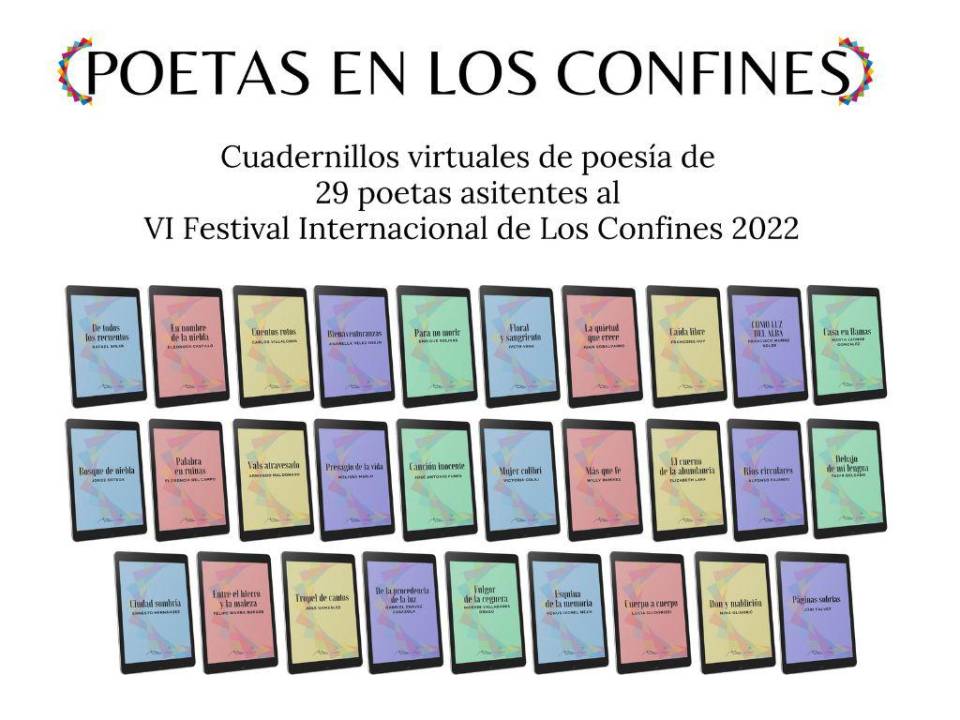 La colección de cuadernillos virtuales “POETAS EN LOS CONFINES” , ya está disponible en la plataforma virtual de forma gratuita.