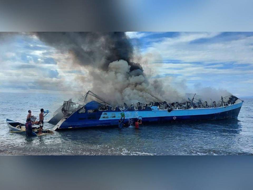 Impactantes imágenes de la explosión que dejó siete muertos y más de 100 heridos en ferry de Filipinas