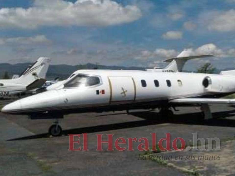 La aeronave LearJet con bandera mexicana actualmente está en venta a un valor de L 1,113,000.