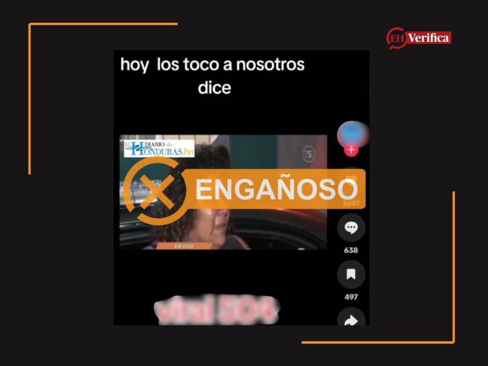 Captura de pantalla a una publicación de TikTok, hecha el 12 de octubre de 2026, adaptada a esta cartela.