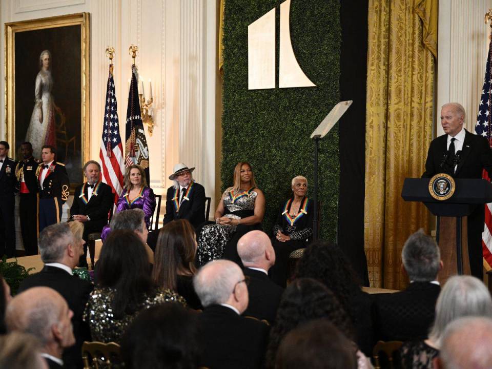 El presidente Joe Biden estuvo presente durante el homenaje.
