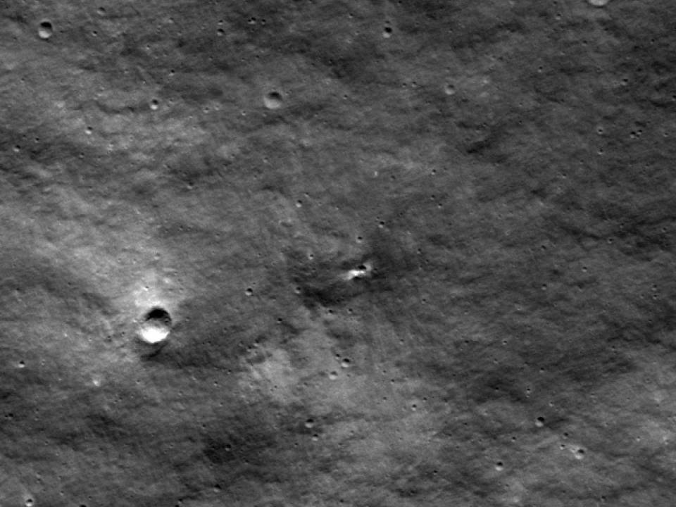 La fotografía fue tomada por la sonda LRO (Lunar Reconnaissance Orbiter), que orbita la Luna desde 2009.