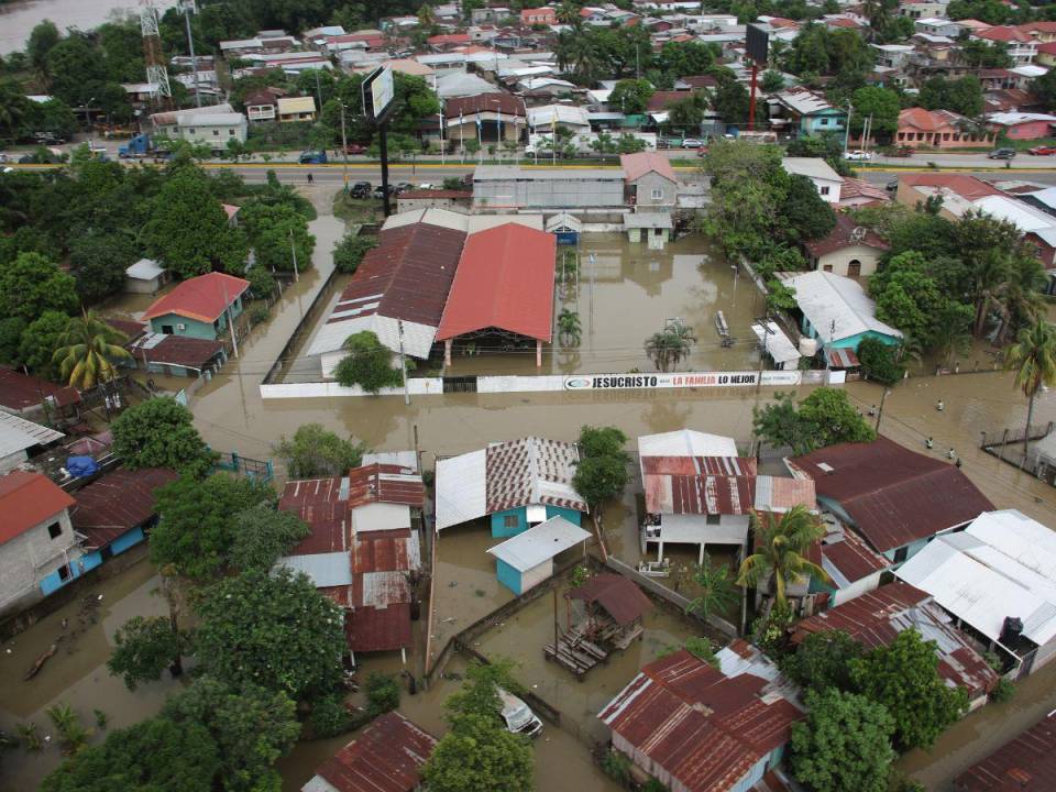 El temporal lluvioso que afecta a Honduras continúa haciendo estragos en el territorio nacional, siendo El Progreso y el Valle de Sula las zonas más afectadas por el fenómeno climatológico.