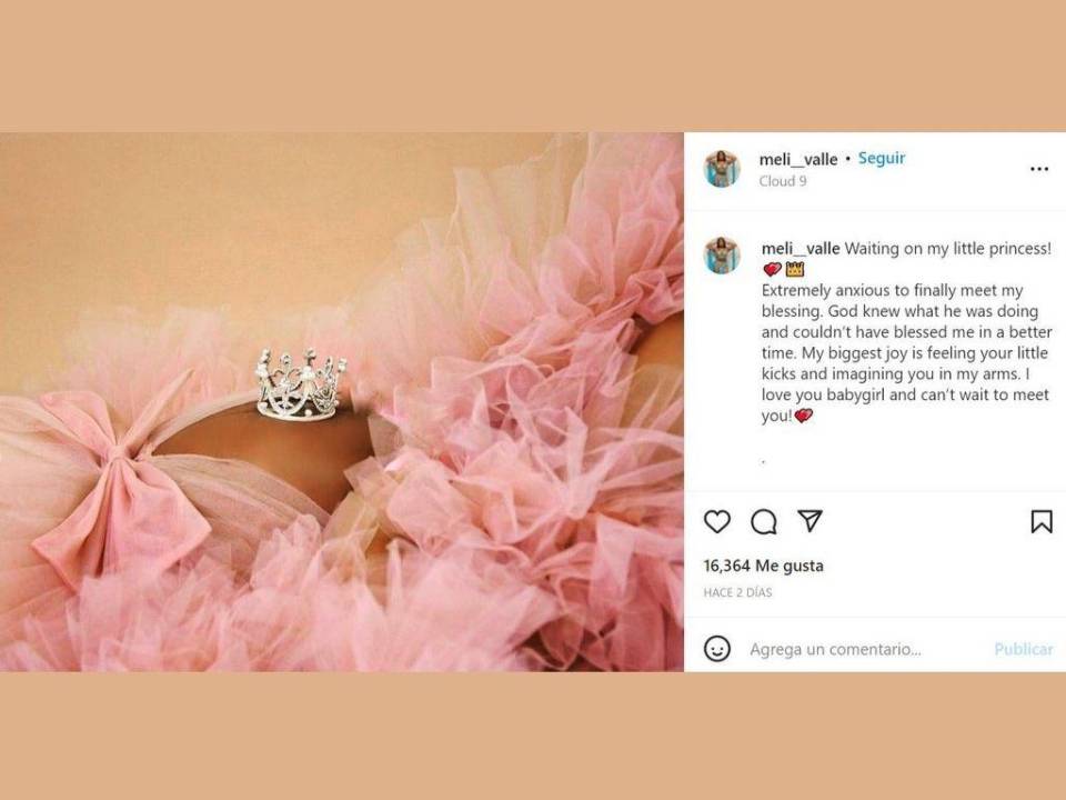 The message with which Anuel AA's ex communicated the sex of her baby.