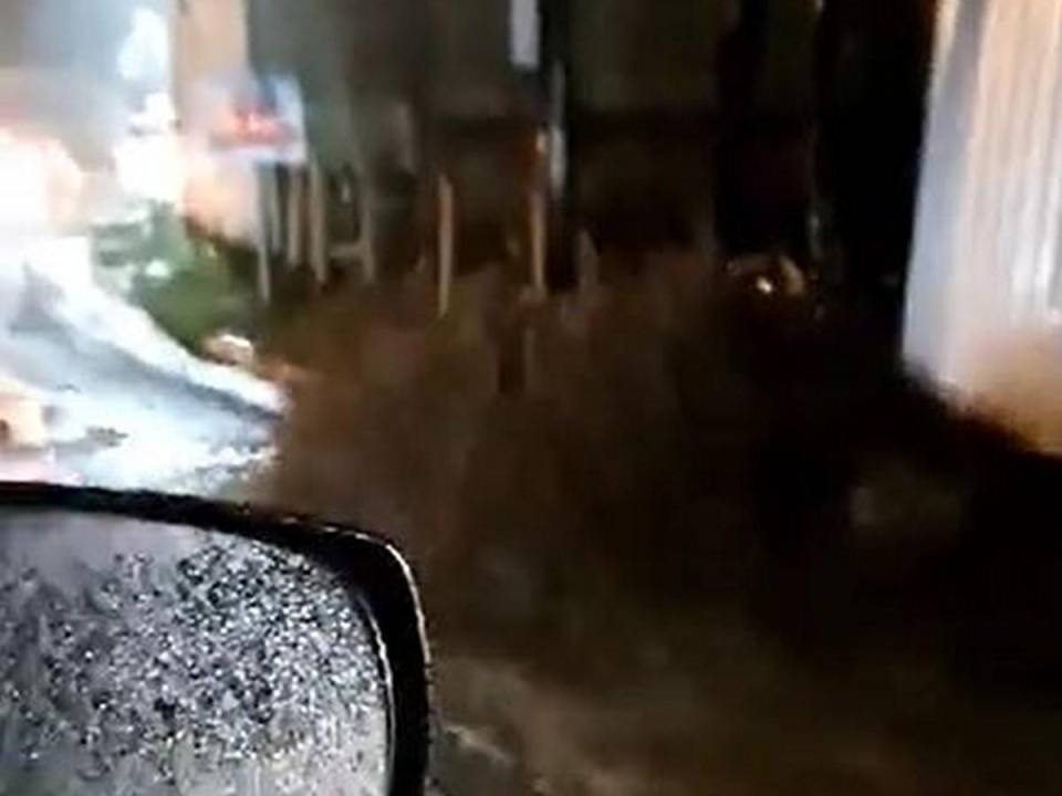 Lluvias provocan daños en varios sectores de la capital
