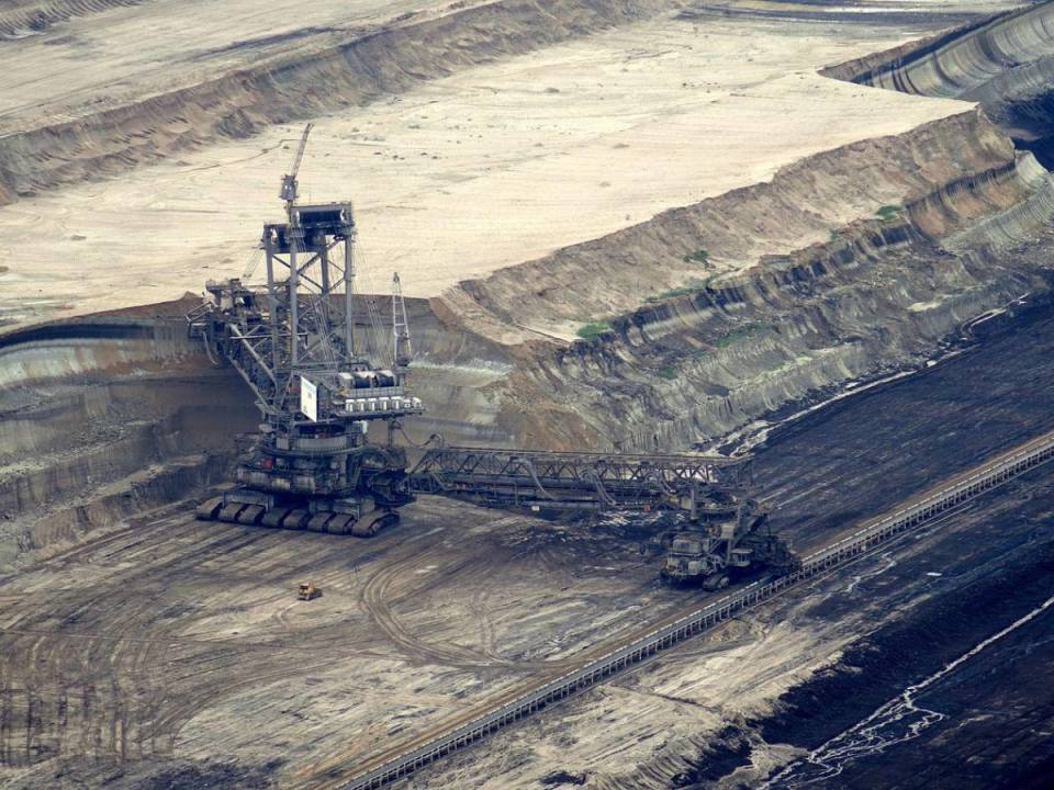Imagen ilustrativa de una mina de carbón.