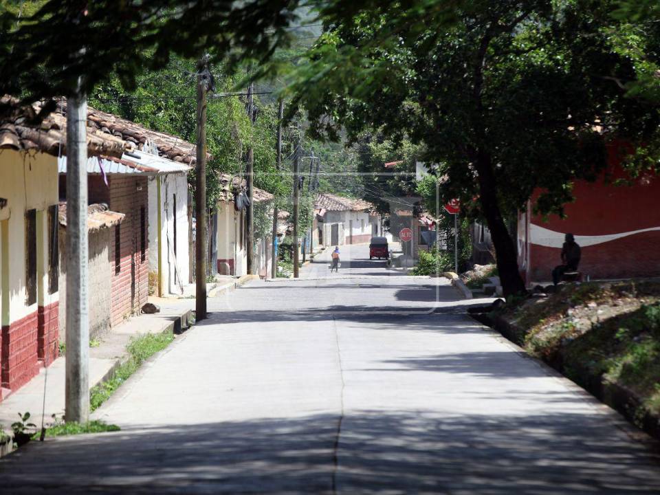 La quietud de las calles de Nueva Armenia develan, en parte, la tranquilidad con la que viven sus pobladores.