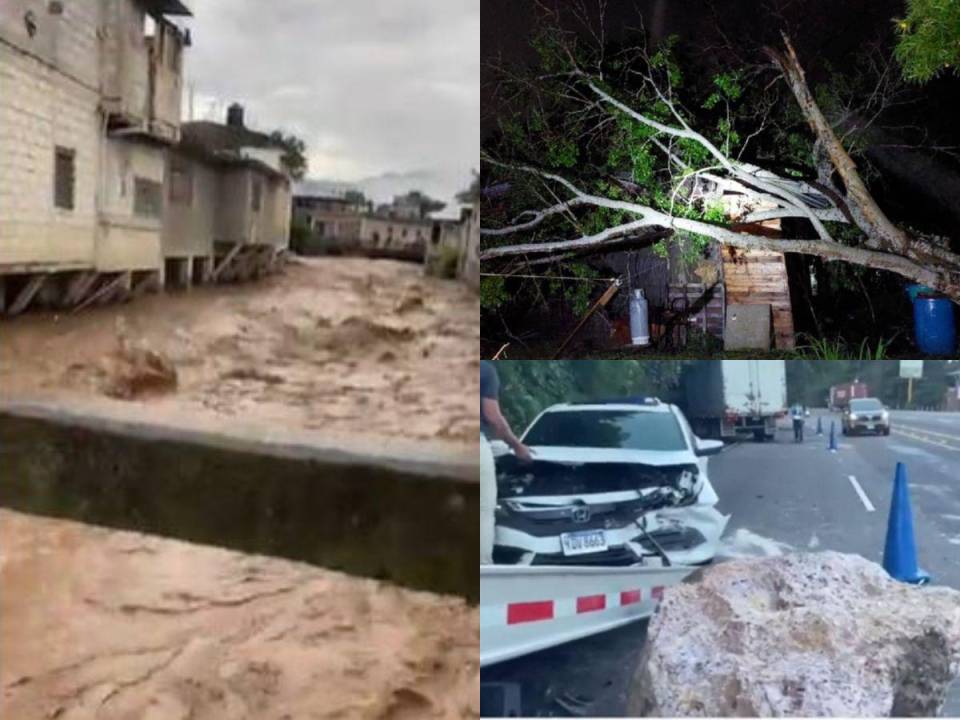 Las lluvias ocasionaron diversos daños materiales en diferentes zonas del país. Muchos ciudadanos han sido afectado durante la alerta verde que está atravesando Honduras por las lluvias recientes. Aquí recopilamos diversos incidentes vividos por los habitantes.
