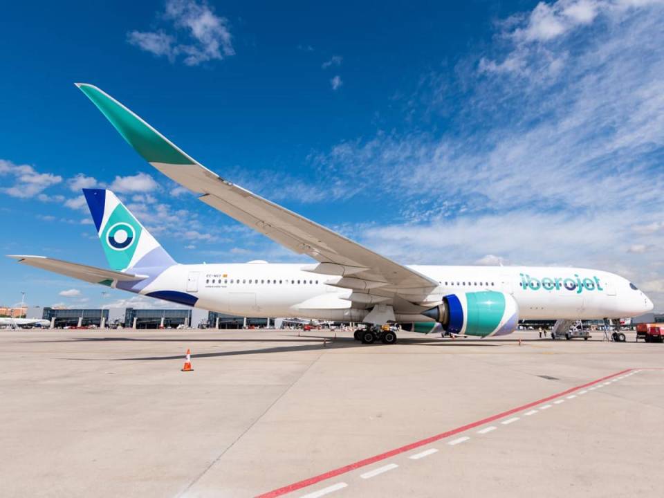 Los vuelos de Iberojet se realizarán en aviones A350 900, los más modernos de la flota Airbus.