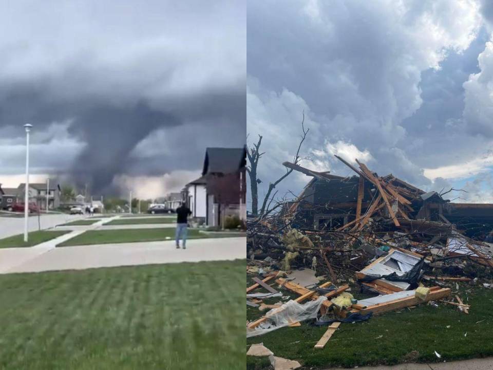 Devastadores tornados en Nebraska, Iowa y otros estados de Estados Unidos han dejado serios daños en medio de una situación de emergencia en Norteamérica.