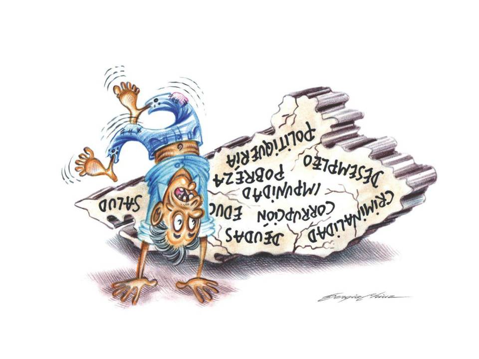 Y seguimos patas arriba