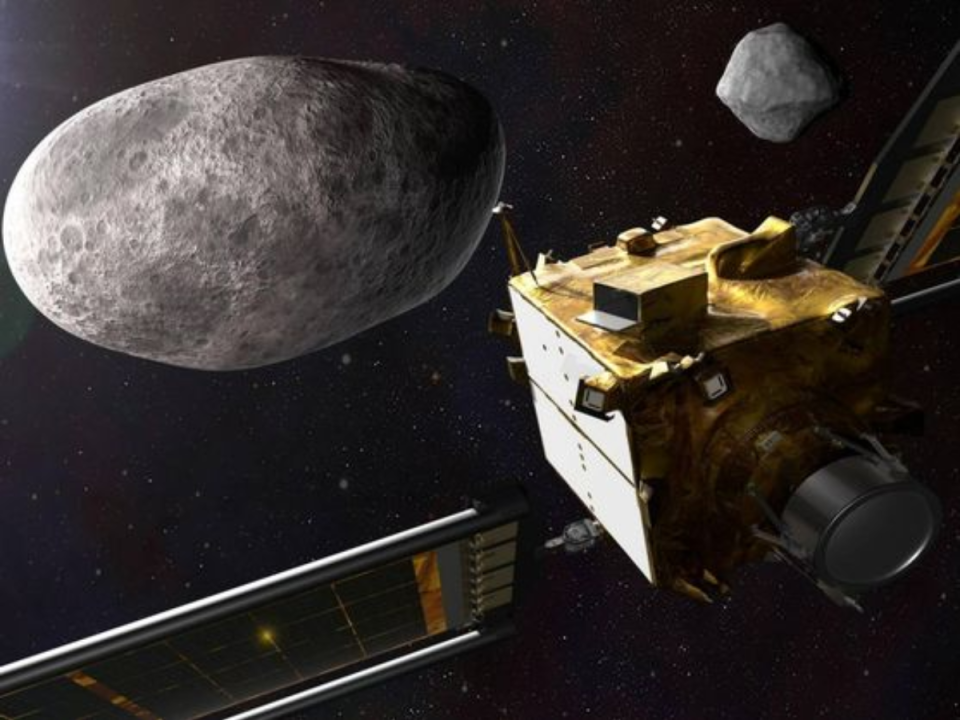 La misión DART quiere chocar contra un asteroide para cambiar su trayectoria.