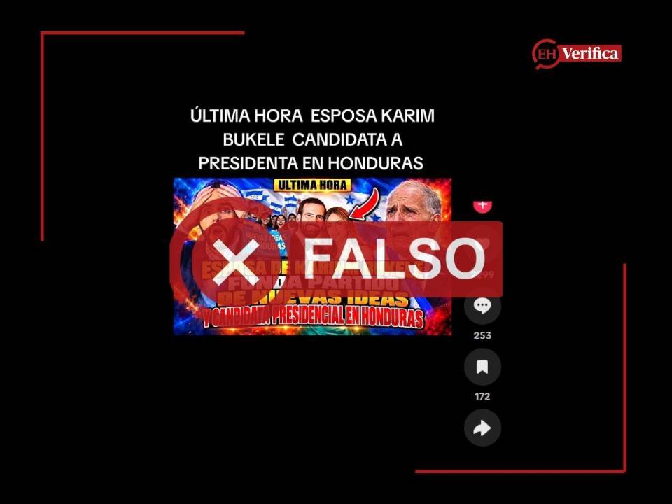 Captura de pantalla a una publicación de TikTok, hecha el 16 de octubre de 2026, adaptada a esta cartela.