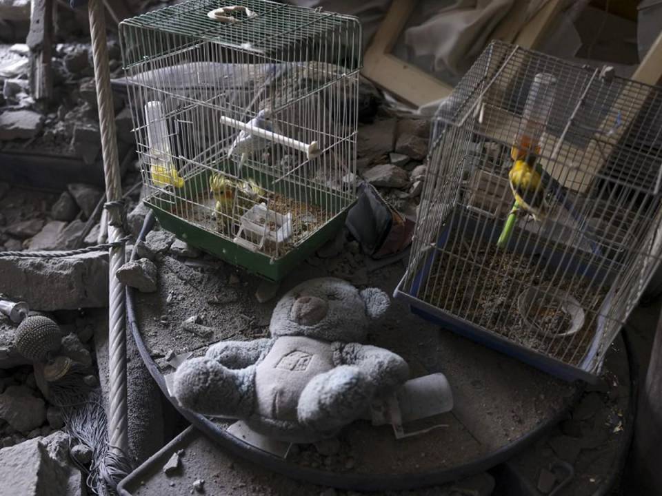 Los cuerpos de residentes israelíes, entre ellos varios bebés decapitados, yacen en el suelo del kibutz, entre casas quemadas, muebles esparcidos y automóviles incendiados, mientras los soldados israelíes iban de casa en casa para recuperar los cadáveres.