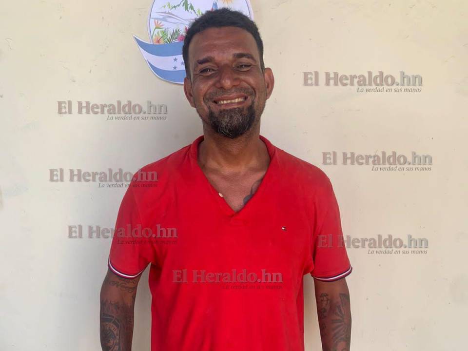 Jorge Arturo Argeñal fue detenido junto a otra persona en Danlí, El Paraíso, en posesión de presunta droga.