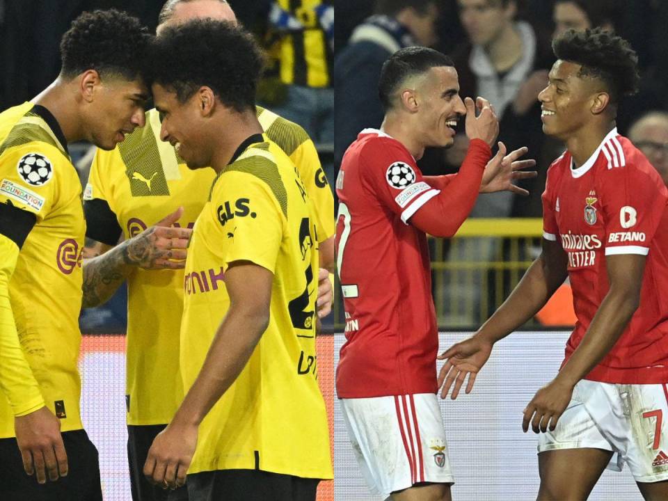 Borussia Dortmund y Benfica sueñan con avanzar a los cuartos de final luego de los triunfos conseguidos este miércoles.