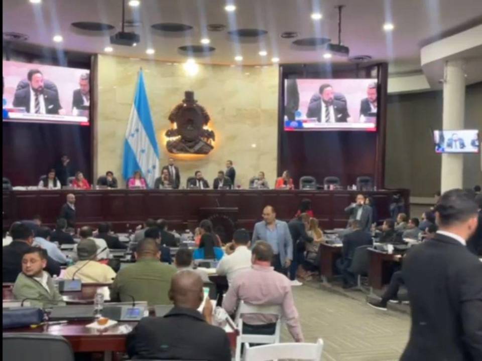 Tras más de tres horas inició la sesión extraordinaria del Congreso Nacional con la palabra del jefe de la bancada del partido Libertad y Refundación (Libre), Rafael Sarmiento.
