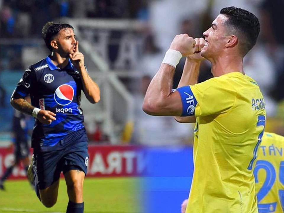 ¡Azmendi entre los grandes! El jugador del Motagua figura entre los máximos goleadores del mundo junto a Cristiano Ronaldo, Haaland y Messi.