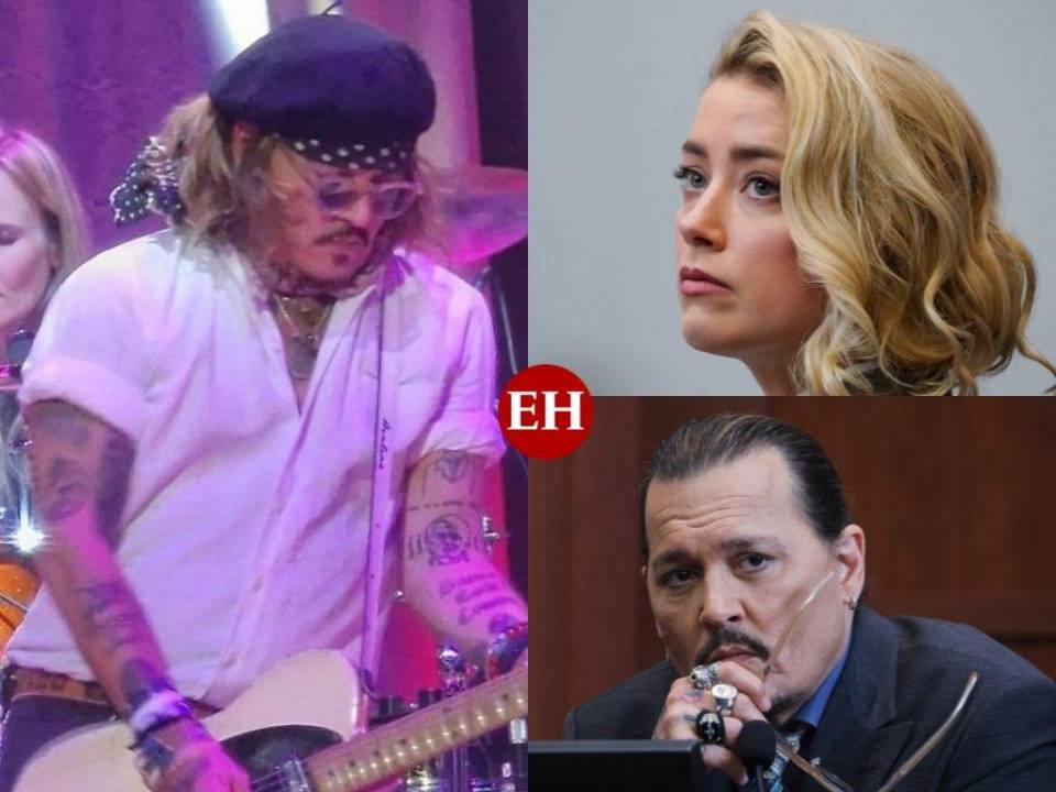 Johnny Depp sorprendió con su aparición en un concierto del músico británico Jeff Beck, por lo que muchos aplaudieron su forma de esperar el veredicto final de su juicio por difamación contra la actriz Amber Heard. En esta galería te contamos más.