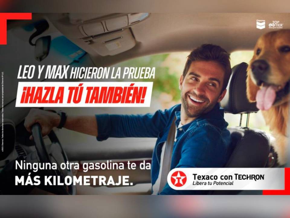 Un motor limpio funciona mejor, pudiendo brindar todo el rendimiento para el que fue diseñado. Texaco con Techron®, Libera tu Potencial.