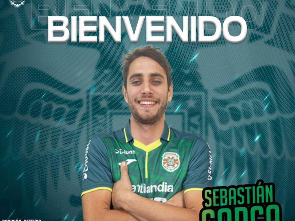 Sebastián Gorga llega para reforzar la defensa del Marathón de cara al Apertura 2023.